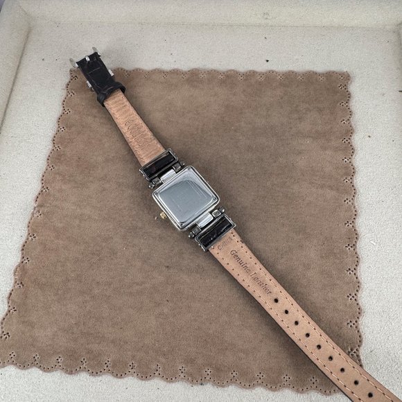 Vintage Ecclissi Sterling Silver Western Watch Turquoise Face - Picture 6 of 8